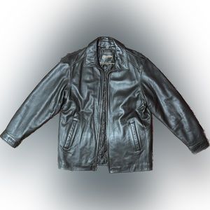 Men’s Genuine Leather Jacket St. John’s Bay